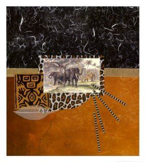 Palace Elephants Finest LAMINATED Print Bryan Martin 22x25
