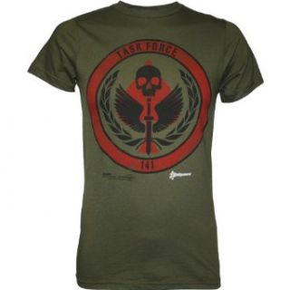 Warfare 2 Task Force 141 Mens Slim Fit T Shirt, XX Large Clothing