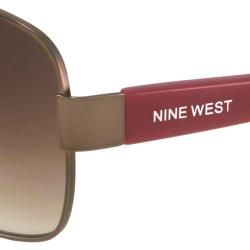 Nine West Womens Vivacious Rectangular Sunglasses