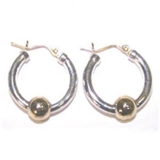 Cape Cod Earrings   Classic Single Ball Hoops Clothing