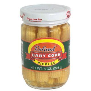 Roland, Corn Baby Pickled, 8 OZ (Pack of 6) Grocery