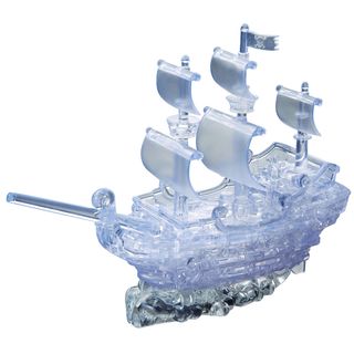 Bepuzzled 3D Pirate Ship 98 piece Crystal Puzzle