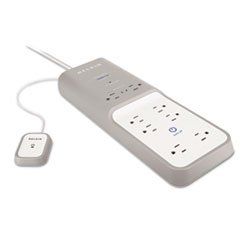 Automatic Surge Protector with Timer , 8 Outlets, 6ft Cord