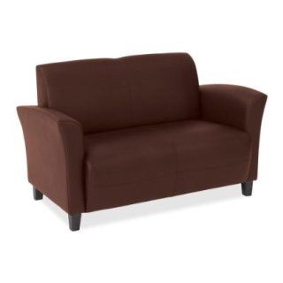 Office Star Furniture Breeze Eco Leather Love Seat   Wine