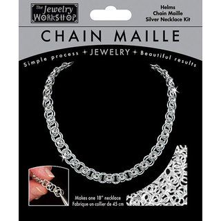 Helms Chain Maille 18 inch Silver Necklace Jewelry Kit