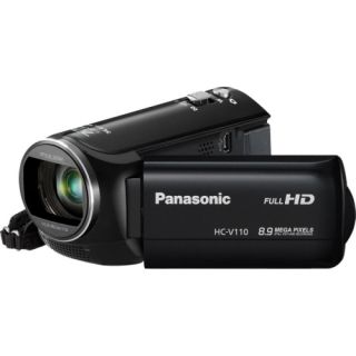 Panasonic HC V110 Digital Camcorder   2.7 LCD   BSI MOS   Full HD