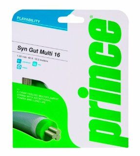 Prince Synthetic Gut Multifilament 17g Natural Tennis