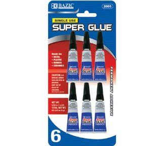 Super Glue, 1 g/0.036 Oz, 6 per Pack (Case of 144)