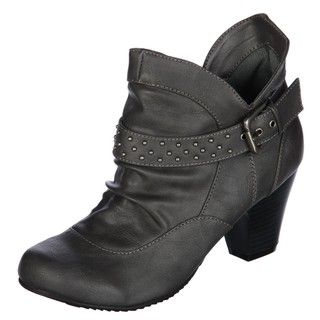 Sam & Libby Womens Bustamove Grey Heeled Ankle Boots