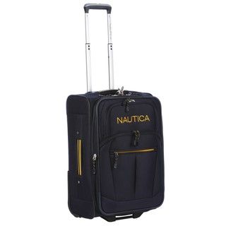 Nautica Helmsman Navy / Yellow 21 inch Expandable Carry on Upright