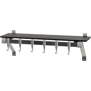 Concept Housewares Stainless Steel Espresso Finish Wall Rack Today $