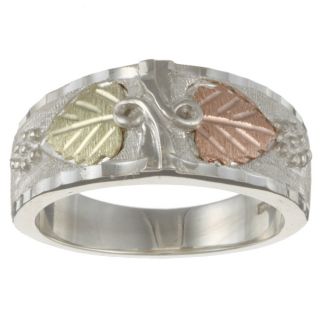 Black Hills Gold Over Silver Mens Leaves Ring Today $61.99 5.0 (3