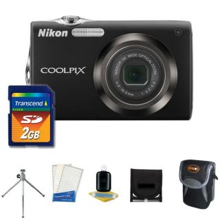 Nikon Coolpix S3000 12MP Digital Camera with 2GB Kit (Refurbished