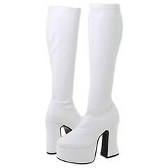 Pleaser USA Slick 100 White Boots (Size 11)