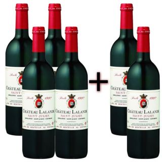 Château Lalande 1997 ( 6 bouteilles dont 2 offerte   Achat / Vente