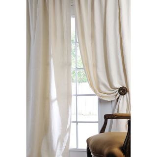 Signature Whitecloud Linen 96 inch Curtain Panel
