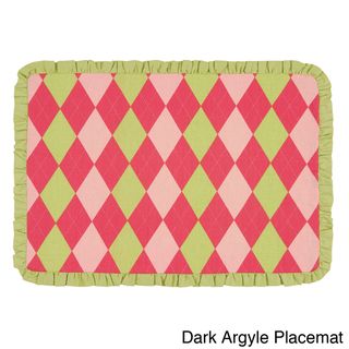 Preppy Placemat and Napkin Set (Set of 6)