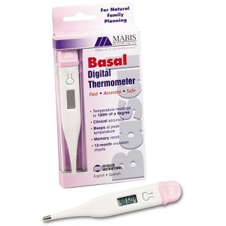 Mabis Healthcare Digital Basal Thermometer with .01 Precision Today $