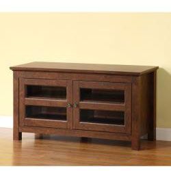 44 in. Brown Wood TV Stand