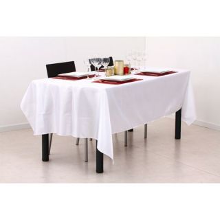 Nappe de table   240 x 140 cm   Blanc et or   FICHE TECHNIQUE   Nappe