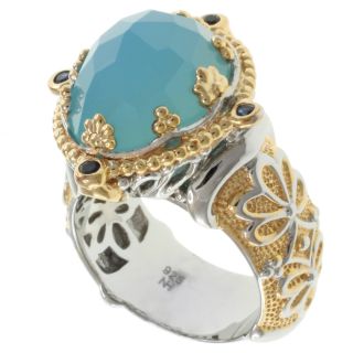 Blue Onyx Ring Today $112.99 Sale $101.69 Save 10%