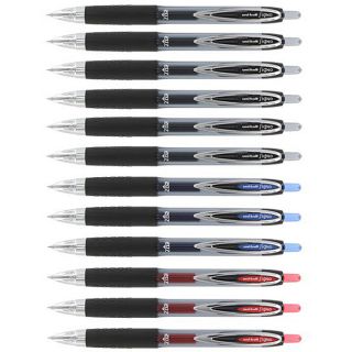 Uni Ball Signo 207 Retractable Medium Assorted Gel Ink Pens (Pack of