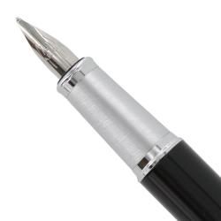 Parker IM Premium Custom Black Chrome Medium Nib Fountain Pen