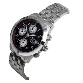 Xezo Mens Swiss Automatic GMT Valjoux Chronograph Watch