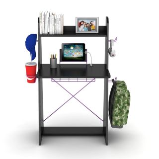 Ladder Desk In Black With Purple Edging Today $106.99