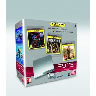 Ce pack contient la console PS3 320 Go argent + Gran Turismo 5