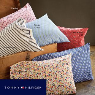 Tommy Hilfiger Printed Cotton 200 Thread Count Full/ Queen Sheet Set