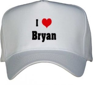 I Love/Heart Bryan White Hat / Baseball Cap Clothing