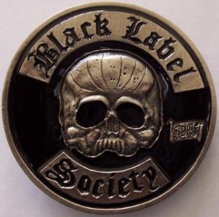 BLACK LABEL SOCIETY   Skull Logo   Belt Buckle: Clothing