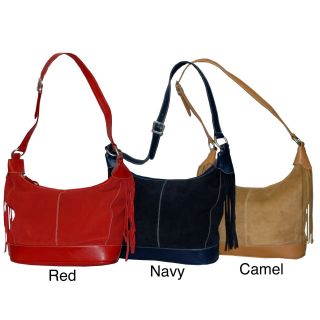 Suede Handbags: Shoulder Bags, Tote Bags and Leather