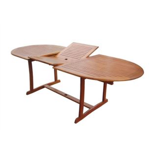 SOMMERSET Table extensible eucalyptus   Achat / Vente TABLE DE JARDIN