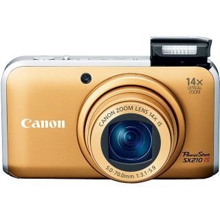 Canon PowerShot SX210IS 14MP Gold Digital Camera