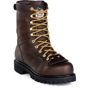  Georgia Mens 8 Wproof Low Heel Logger Work Boots G8041 Shoes