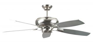 52 Inch Stainless Steel Five Blade Ceiling Fan Today: $118.99
