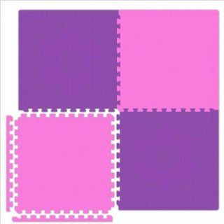 Alessco ESFPKPE Economy SoftFloors Set in Pink / Purple