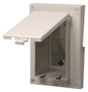 Arlington DBVR171W 1 Vertical Electrical Box with Weatherproof Cover