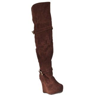 Riverberry Womens Charli Over the knee Platform Boots (More colors