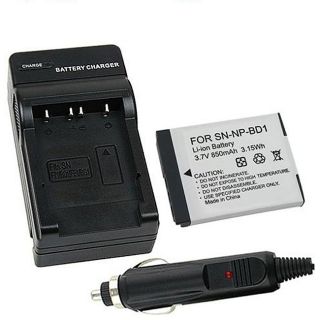 Sony Cybershot T70 / T200 Li Ion Battery and Charger Set Today $9.25