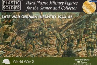 15mm WWII   German Late War German Infantry (130) Toys
