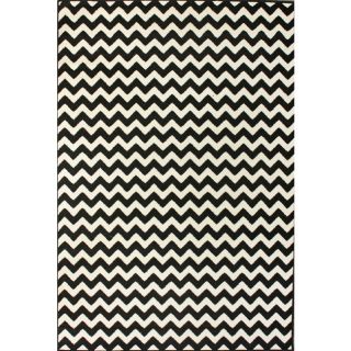 Alexa Chevron Vibe Zebra Black/ White Rug (4 x 57) Today $45.49 3.6