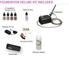 Foundation Deluxe Airbrush Makeup Machine   Blk Onyx