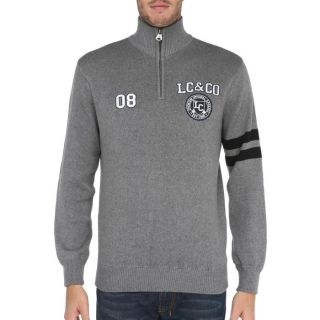 LEE COOPER Pull Homme Gris   Achat / Vente PULL LEE COOPER Pull Homme