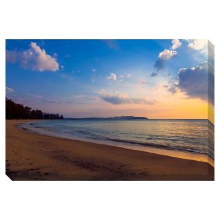 Sunset on the Beach Oversized Gallery Wrapped Canvas Today: $141.99