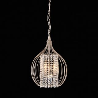 Compact Satin Nickel and Crystal Pendant Chandelier Today: $149.99 4.6