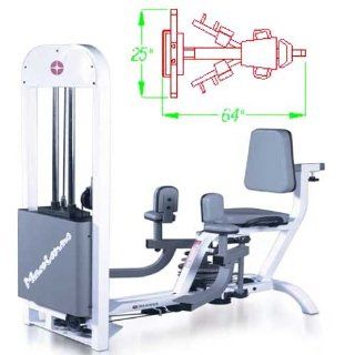 Maximus Fitness MX370 Inner   Outer Thigh Combo Exercise