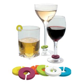 Epicureanist Multicolor Wine Glass Charms Today $20.99